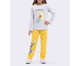 Pijama Manga Longa Infantil Tom And Jerry Bons Sonhos Cinza, Colorido | WestwingNow