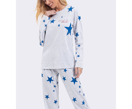 Pijama Manga Longa Shine Like A Star | WestwingNow