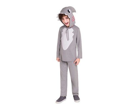 Pijama Manga Longa Tubarão Cinza | Westwing