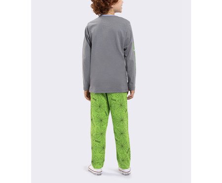 Pijama Manga Longa Masculino Infantil Scooby-Doo Brilha No Escuro | Westwing