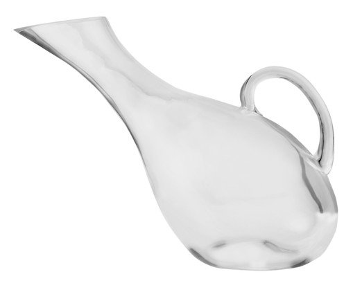 Decanter para Vinho Inclinado Poppy, Transparente | WestwingNow