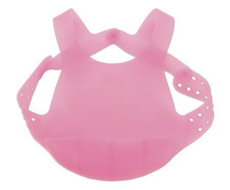 Babador de Silicone com Cinta Rosa | Westwing