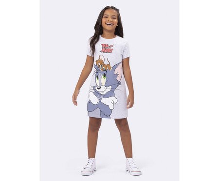 Camisola Manga Curta Infantil Tom And Jerry | Westwing