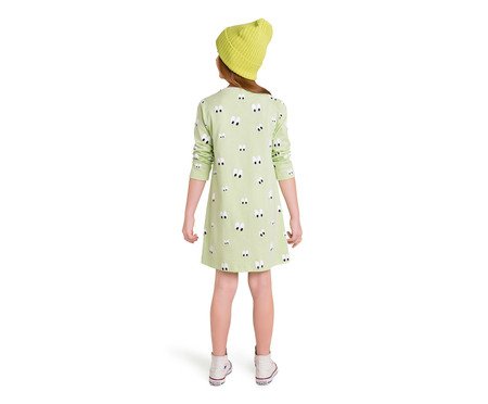 Camisola Manga Longa Infantil Boo Verde | Westwing