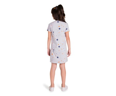 Camisola Manga Curta Infantil Stars Mescla | Westwing