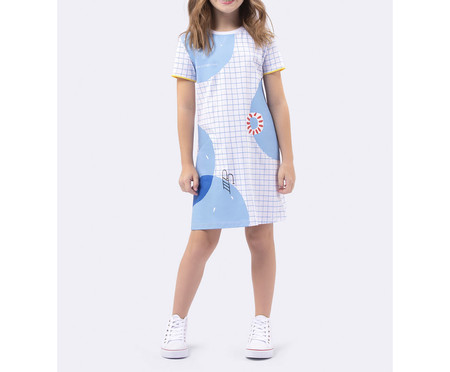 Camisola Manga Curta Infantil Miami Beach Branco | WestwingNow