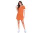 Camisola de Manga Curta Aberta Poás Laranja, Colorido | WestwingNow