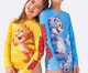 Blusa Manga Longa Unissex Azul com Proteção Uv 50+ Tom And Jerry, Colorido | WestwingNow