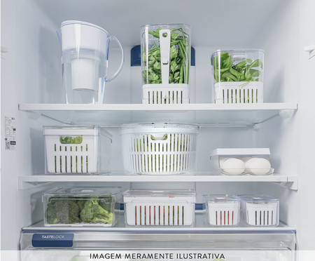 Organizador Clear Fresh com Cesto - Natural | WestwingNow