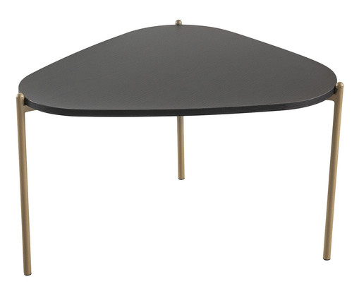 Mesa de Centro Orgânica Nero e Dourado, multicolor | WestwingNow