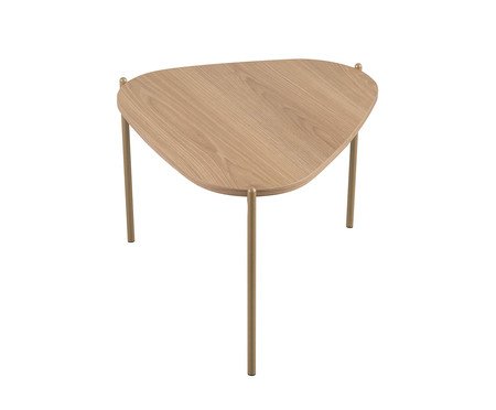 Mesa de Centro Orgânica Hanover e Dourado | Westwing