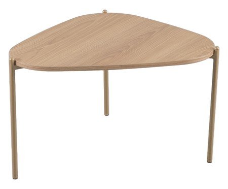 Mesa de Centro Orgânica Hanover e Dourado | Westwing