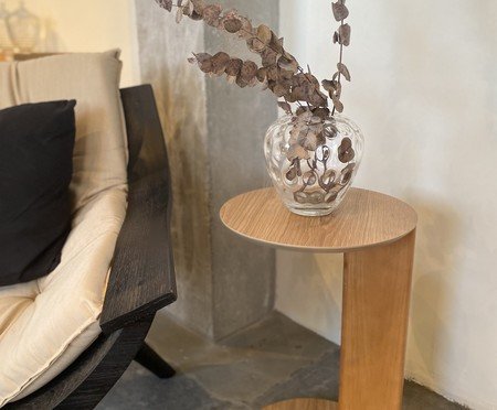 Mesa Lateral Apoio Sofá Orgânica Chanfrada Hanover | Westwing