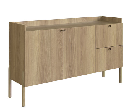 Balcão Buffet com 2 Portas e 2 Gavetas Oslo Hanover