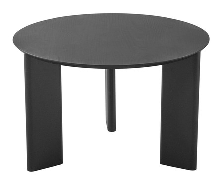 Mesa de Centro Orgânica Chanfrada Nero e Preto | Westwing