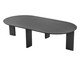 Mesa de Centro Orgânica Chanfrada Nero e Preto, multicolor | WestwingNow