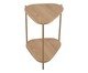 Mesa Lateral Com Prateleira Orgânica Hanover e Dourado, multicolor | WestwingNow