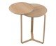 Mesa de Centro Dois Tampos Chanfrada Orgânica Hanover e Dourado, multicolor | WestwingNow
