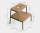 Banquinho Escada Flok Verde, wood pattern | WestwingNow