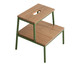 Banquinho Escada Flok Verde, wood pattern | WestwingNow