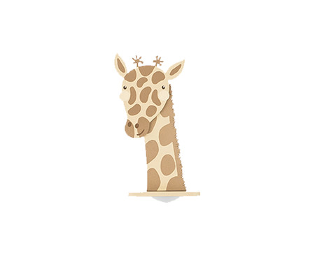 Enfeite Prateleira Girafa - Bege