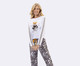 Pijama Manga Longa com Calça Jogger Relax, Colorido | WestwingNow