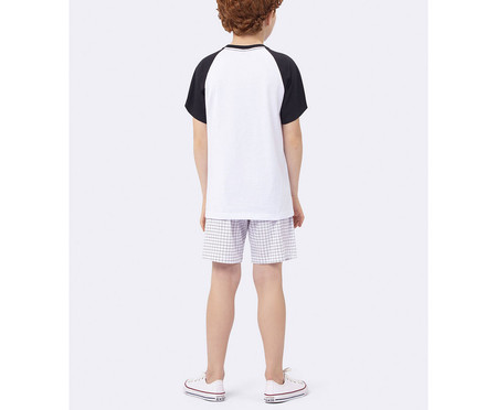 Pijama Manga Curta Masculino Infantil Off | WestwingNow