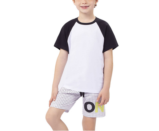 Pijama Manga Curta Masculino Infantil Off, Colorido | WestwingNow