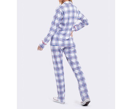 Pijama Manga Longa Aberto Americano London | Westwing