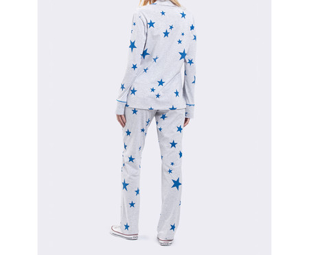 Pijama Manga Longa Aberto Americano Shine Like A Star | WestwingNow