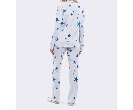 Pijama Manga Longa Aberto Americano Shine Like A Star | Westwing