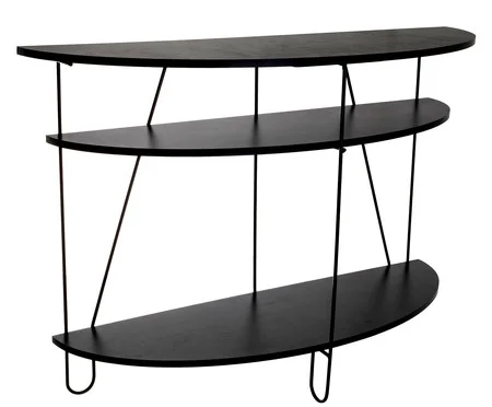 Aparador de Madeira Leonardo - Preto