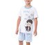 Pijama Manga Curta Masculino Infantil Hogwarts Letter Branco, Colorido | WestwingNow