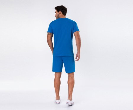 Pijama Manga Curta Masculino Americano Sky | Westwing