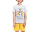 Pijama Manga Curta Infantil Masculino Scooby-Doo Cinza, Colorido | WestwingNow