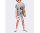 Pijama Manga Curta Infantil Masculino Scooby-Doo Cinza, Colorido | WestwingNow