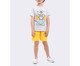 Pijama Manga Curta Infantil Masculino Scooby-Doo Cinza, Colorido | WestwingNow