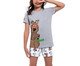 Pijama Manga Curta Infantil Mescla Scooby-Doo Cinza, Colorido | WestwingNow