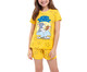 Pijama Manga Curta Infantil Tom And Jerry Bons Sonhos Amarela, Colorido | WestwingNow