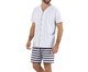 Pijama Manga Curta Americano Masculino Grafite Mescla, Colorido | WestwingNow
