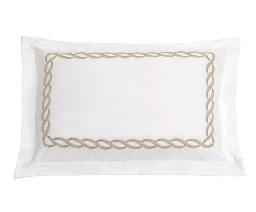 Jogo de Fronhas Francis Bege - 70X50cm, multicolor | WestwingNow