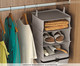 Organizador para Guarda-Roupa Nott One, Cinza | WestwingNow