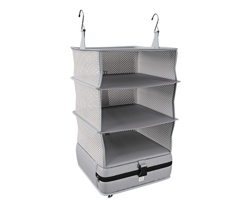 Organizador para Guarda-Roupa Nott One, Cinza | WestwingNow