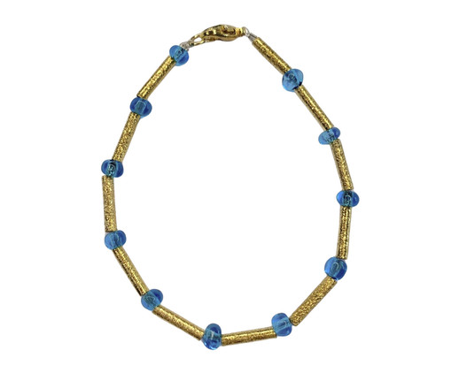 Pulseira Copacabana Gold  Turquesa, Colorido | WestwingNow