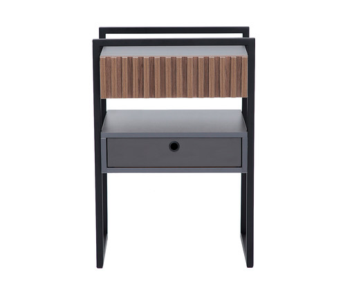 Mesa de Cabeceira Inno Grafite, grey | WestwingNow