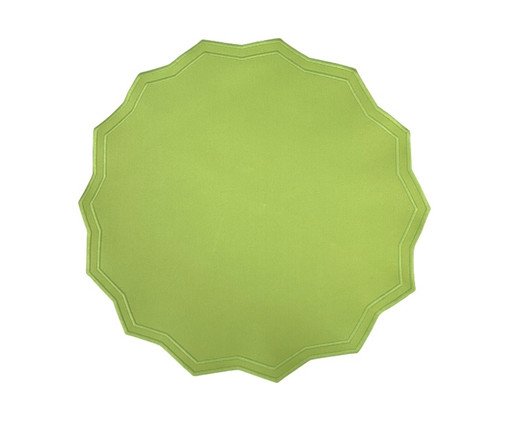 Lugar Americano Triangle Dupla Face, Verde | WestwingNow