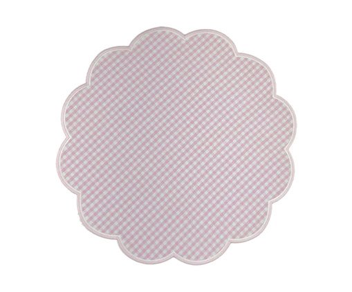 Lugar Americano Vichy Rosa Dupla Face, Rosa | WestwingNow