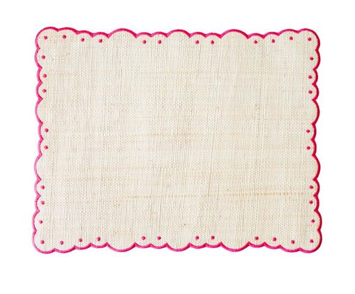 Lugar Americano Palha Natural Illa Rosa, Bege | WestwingNow