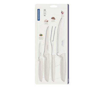 Jogo de Facas Tramontina Plenus Natural Off White | Westwing