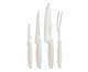 Jogo de Facas Tramontina Plenus Natural Off White, Branco | WestwingNow